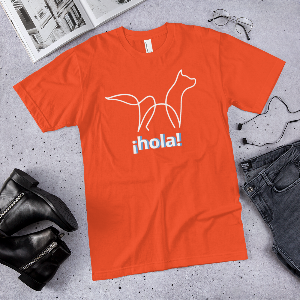 ¡hola! camiseta
